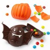Sassy Little Southern Breakable Chocolate Bat & Pumpkin with Wooden Mallet and Bow, 2-Pack, Filled with M&Ms - 2 of 4
