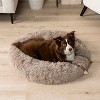 PetAmi Calming Dog Bed for Puppy Cat Kitten, Round Washable Pet Bed, Anti Anxiety Cuddler, Fluffy Plush Circular Donut Bed - 2 of 4