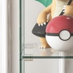 white+1-door 4-shelf+tempered glass