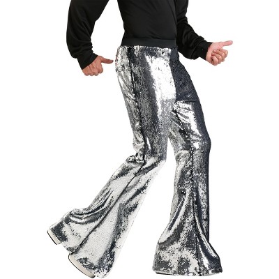 Halloweencostumes.com X Large Men Mens Reversible Sequin Disco Pants ...