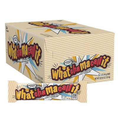 Whatchamacallit Milk Chocolate Caramel Peanut Bars Box