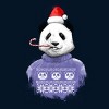 Men's Design By Humans Christmas panda By NikKor Tank Top - 2 of 3