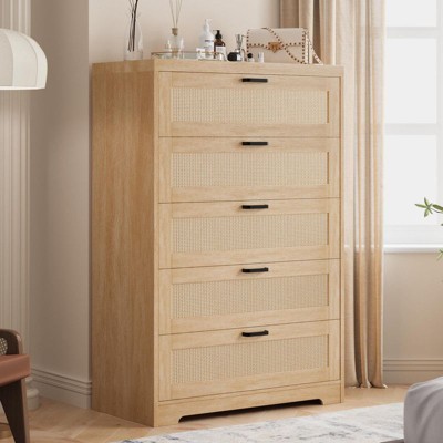 Wood Dresser Chest of Drawers