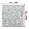 Allegra K Women's Chiffon Floral Print Square Scarves Kerchief Neck Scarf Neckerchief - 3 of 4