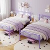 Twin Size Bed Frames with Headboard and Footboard,Twin Metal Bed Frame for Kids,12.2-inch Under Bed Storage,Steel Slats Support,No Box Spring Needed - 3 of 4