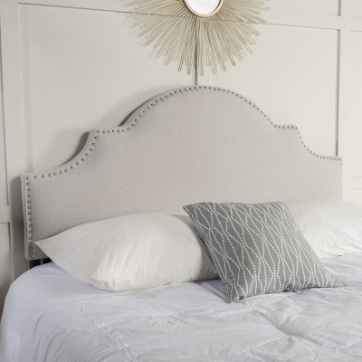 Modern and Contemporary Upholstered Fabric Headboard-Christopher Knight Home