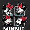 Girls' - Disney - Minnie Grid Graphic Long Sleeve Fleece Sweatshirt - 2 of 4