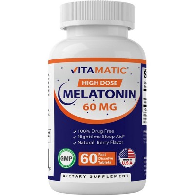 Melatonin 60mg - 60 Fast Dissolve Tablets