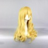 Unique Bargains Women's Curly Wigs 25" Yellow with Wig Cap - 3 of 4