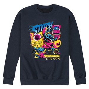 Men's - Disney - Lilo & Stitch Graphic Fleece Sweatshirt - 1 of 4