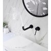 Gulches Wall Mounted Single Handle Bathroom Sink Faucet - 360° Rotatable Spout, Pop-Up Drain (No Overflow) - 4 of 4