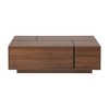 CAVINAS Modern Nesting Side Table Round Coffee Table with Storage Drawer, Center Table for Living Room, Bedroom - 3 of 4