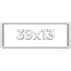 PosterPalooza | Panoramic Slim Profile White Picture Frame - UV Acrylic, Foam Board Backing, Hanging Hardware - 2 of 4