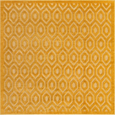 Unique Loom    Outdoor Trellis Textured Spatial Area Rug