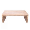Sapphtopaz Modern Floating Top Coffee Table, Coffee Table for Living Room, Industrial Wood Coffee Table, Contemporary Center Table - 4 of 4