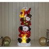 VP Home Christmas Trio Snowman Decor Christmas Figurines Resin Snowman Lighted Decorations - 4 of 4