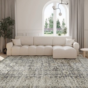 Washable Rug for Living Room, Non-Slip Non Shedding Soft Carpet,Indoor Foldable Printed Accent Rug for Bedroom, Dining Room, Nursery, Office - 1 of 4