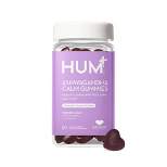 HUM Nutrition Stress Vegan Relief, Relaxation, Healthy Cortisol Level - L-Theanine & Sensoril Ashwagandha Calm Gummies  - 50 ct