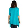 24seven Comfort Apparel Loose Fit Open Front Cardigan Vest - 2 of 3