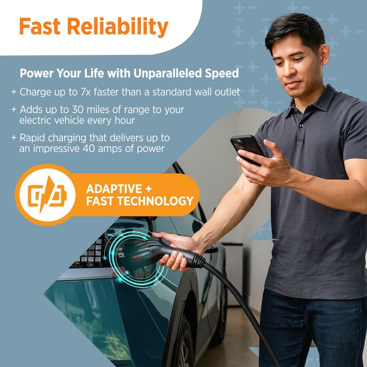 ChargePoint Home Flex Level 2 EV Charger, Outlet 240V EV Charge Station, Electric Vehicle Charging Equipment Compatible with All EV Models (2 Pack), 6 of 6