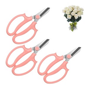 Unique Bargains Stainless Steel Garden Comfortable Grip Pruning Shears - 1 of 4