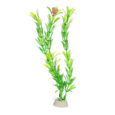 Unique Bargains Plastic Fish Tank Aquarium Decorations Artificial Water Plants Grass Green 8.07" 1 Pc