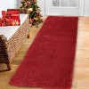Acekool Ultra Soft Shaggy Rug, Non-Slip Plush Indoor Carpet, Tie-Dye & Solid Colors for Living Room, Bedroom – Multiple Sizes - 2 of 4