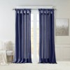 DSVIMOY Curtain Panels, Twist Tab Lined Window Curtain Panel for Living Room, Bedroom, Navy, 120"*50"*0.13" - 4 of 4