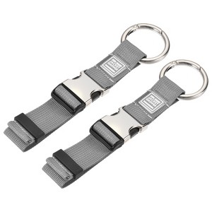 Unique Bargains Jacket Holder Suitcase Belt Carry Clip Luggage Strap 2 Pcs - 1 of 4