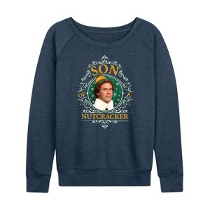 Women's - ELF - Son of a Nutcracker Lightweight French Terry Slouchy - 1 of 4