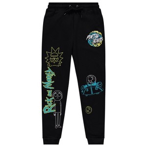Mens Rick and Morty Sweatpants - Rick and Morty Mens Fleece Jogger Sweatpants - Rick & Morty, Summer, Squanchy Classic Sweatpants - 1 of 4