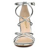 Allegra K Women's Open Toe Strappy Buckle Straps Stiletto Heel Sandals - 3 of 4