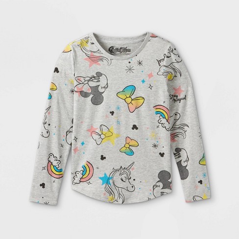 Disney Girls Minnie Mouse Long Sleeved Top 