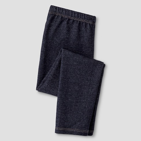 Toddler Girls' Solid Leggings - Cat & Jack™ Indigo 5t : Target