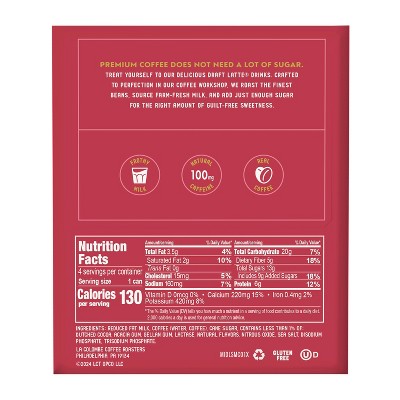 La Colombe Strawberry Mocha Draft Latte Coffee Drink - 4pk/9 fl oz Cans