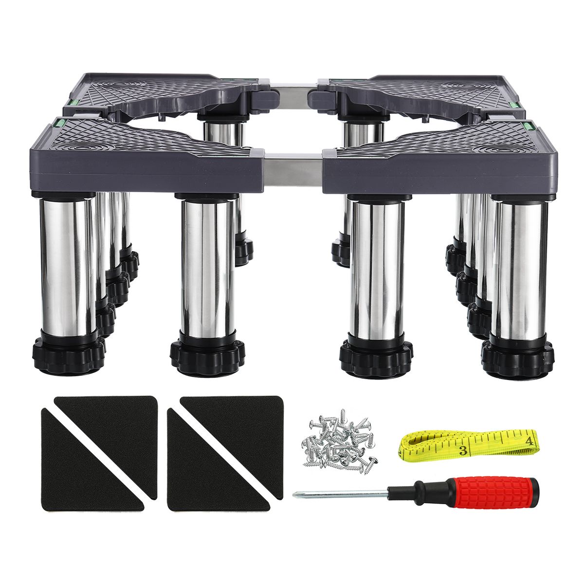 Unique Bargains Mini Fridge Stand, 12 Strong Feet