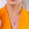 EVERLY JEWELRY | Sterling Silver 8-9 mm Black Tahitian Cultured Pearl Fashion Pendant With Chain, 18-inch - 4 of 4