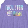- Monster High - Holographic Logo Graphic Sleeveless Aline Dress - 2 of 3