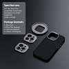 Boersma 16 Pro Max Phone Case, TPU/PC Nonslip Protective Heavy Duty Phone Cover with Modular Backplates for 67mm Filter/17mm Lens/T Mount Lens - 3 of 4