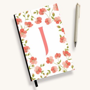 Personalization Mall Flowery Initial Personalized Journal - 1 of 1