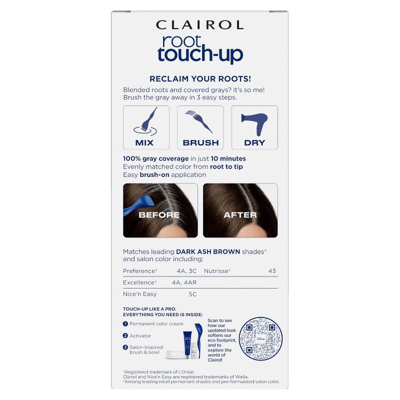 Nice'n Easy Clairol  Root Touch-Up Permanent Hair Color Kit, 3 of 16
