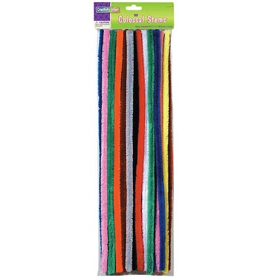 Creativity Street Colossal Chenille Stem, 1/2 x 19-1/2 Inches, Assorted Color, set of 50