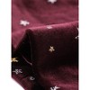 INSPIRE CHIC Women's Metallic Stars Printed Velvet 1 Button Business Office Crop Jacket - 4 of 4