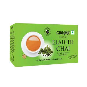 Girnar Elaichi (Cardamom) Tea Bags, (25 Tea Bags) - 1 of 4