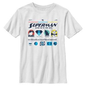 Boys Superman Power Icons T Shirt - 1 of 4
