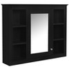 Grungis Wall Mounted Bathroom Storage Cabinet,35'' x27.5'' Medicine Cabinet with 6 Open Shelves and Mirror,Storage Cabinet for Bathroom - 4 of 4