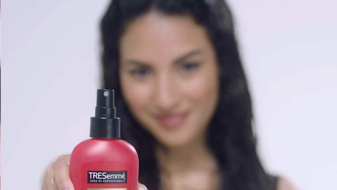 Tresemme Heat Protect Spray for 5-in-1 Anti-Frizz Control Keratin Smooth with Marula Oil - 8oz, 2 of 12, play video