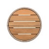 NicBex Acacia Wood Outdoor Round Coffee Table with Woven Rope Accent,Patio Table Balcony Furniture for Garden,Yard,Weather Durability - 2 of 4