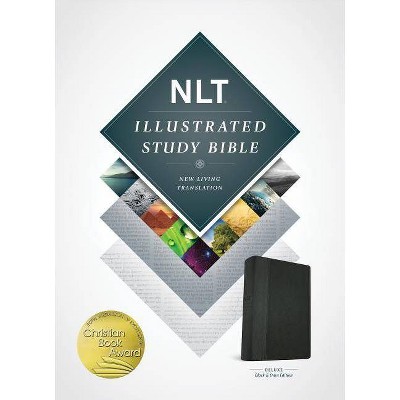 Illustrated Study Bible-NLT - (Leather Bound)