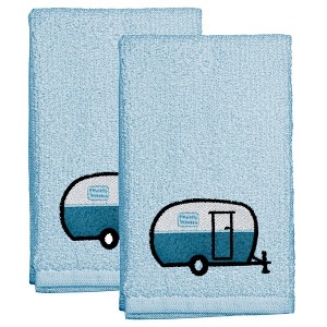 MU Kitchen Scrubsy Dish Cloth and Scrubber, Set of 2, Camper - 1 of 4